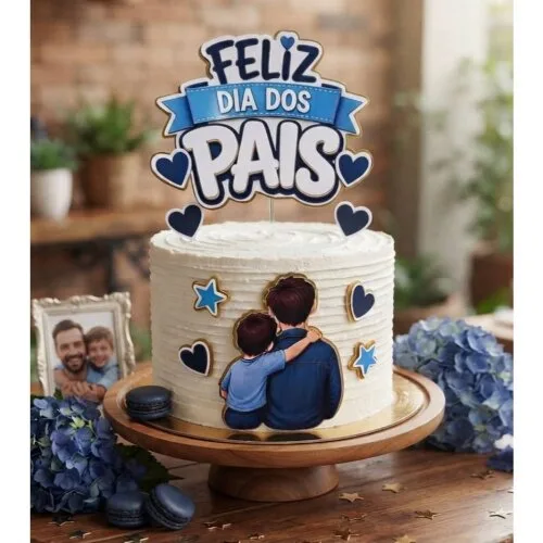 Topo personalizado dia dos pais